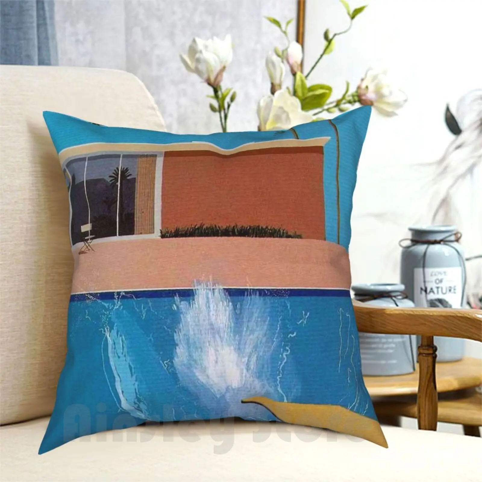 A Bigger Splash David Pillow Case Printed Home Soft DIY Pillow cover Vintage David Retro Museum Hockney Swimpool Trend 
A Bigger Splash David Pillow Case Printed Home Soft DIY Pillow cover Vintage David Retro Museum Hockney Swimpool Trend