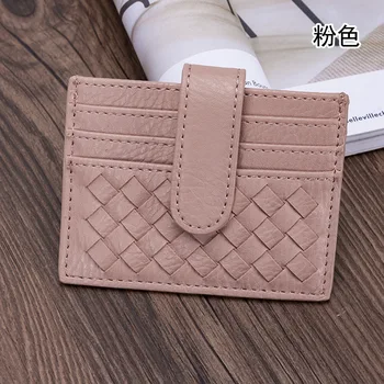Wallet 2020 New Style Women's Weaving Wallet Men Card Holder Wallet Badge Clip Bank Card Package
Wallet 2020 New Style Women's Weaving Wallet Men Card Holder Wallet Badge Clip Bank Card Package