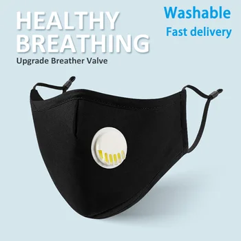 Fast Delivery Balck Mask With Valve Breathable Face Shield маски With PM2.5 Gaskets Outdoor Protective Mask For Men Women
Fast Delivery Balck Mask With Valve Breathable Face Shield маски With PM2.5 Gaskets Outdoor Protective Mask For Men Women