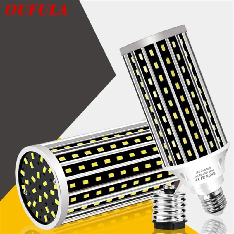 OUFLA LED Corn lamp high power E27 E26 50W highlight suitable for factory workshop warehouse supermarket shopping mall
OUFLA LED Corn lamp high power E27 E26 50W highlight suitable for factory workshop warehouse supermarket shopping mall