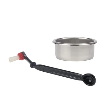 54mm Coffee Filter Basket Cup Filter Cleaning Brush Coffee Maker Replacement Parts for Breville Portafilter
54mm Coffee Filter Basket Cup Filter Cleaning Brush Coffee Maker Replacement Parts for Breville Portafilter