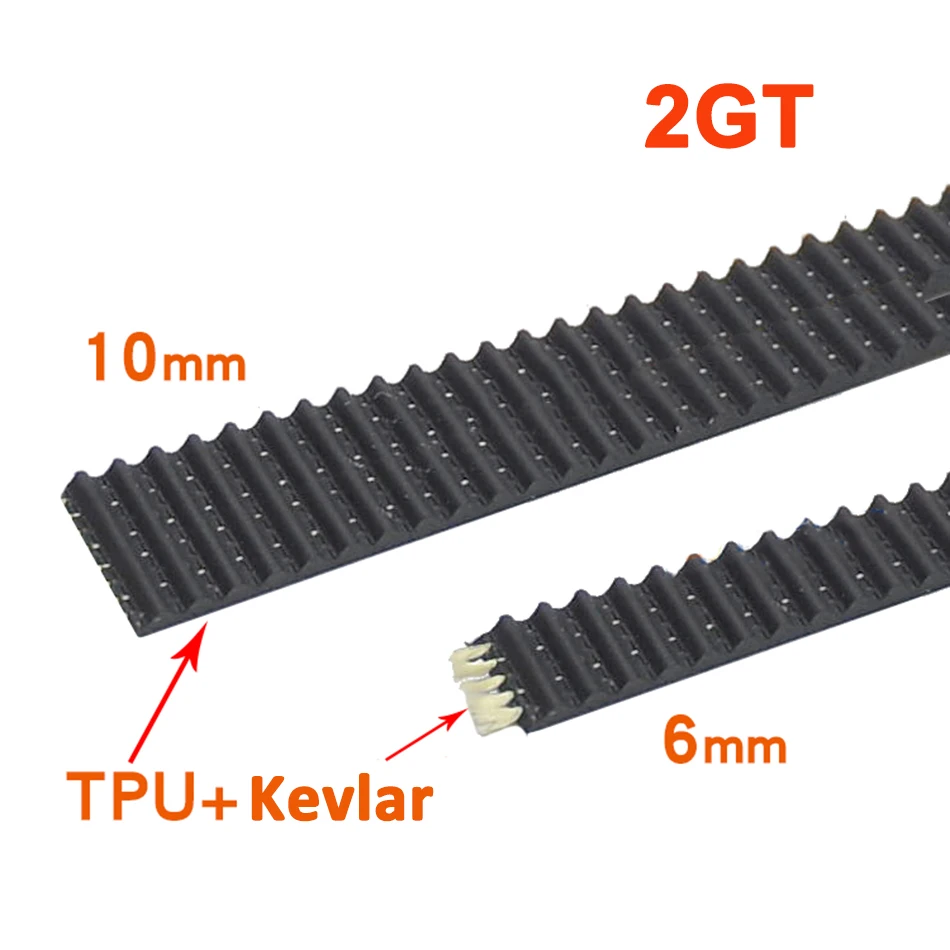 1Meter 2GT/MXL Open Timing Belt Black TPU Synchronous Rubber Belt With Kevlar Core Type Width 6mm 10mm
1Meter 2GT/MXL Open Timing Belt Black TPU Synchronous Rubber Belt With Kevlar Core Type Width 6mm 10mm
