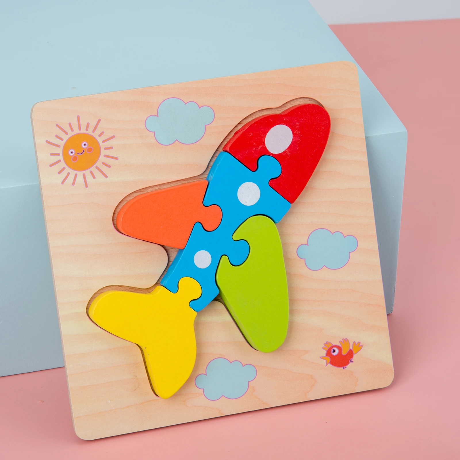 Wooden Animal/Vehicle Jigsaw Puzzles Board for Toddlers Kids Early Education Wooden Animal/Vehicle Jigsaw Puzzles Board for Toddlers Kids Early Education