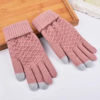 Fashion Winter Warm Vogue Solid Knitted Full Finger Gloves Mittens For Smart Phone Touches Screen Hot Sales
Fashion Winter Warm Vogue Solid Knitted Full Finger Gloves Mittens For Smart Phone Touches Screen Hot Sales