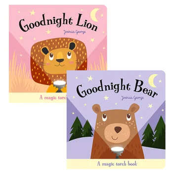 2Pcs/Set Goodnight Bear and Lion Magic Torch Books English Educational Picture Books Children Reading Book
2Pcs/Set Goodnight Bear and Lion Magic Torch Books English Educational Picture Books Children Reading Book