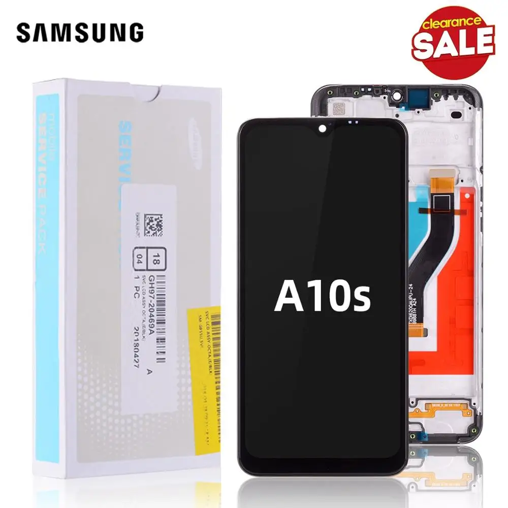 6.2 inch Module Original Display For SAMSUNG Galaxy A10s LCD Touch Screen with Frame Replacement A107F SM-A107M SM-A107F/DS
6.2 inch Module Original Display For SAMSUNG Galaxy A10s LCD Touch Screen with Frame Replacement A107F SM-A107M SM-A107F/DS