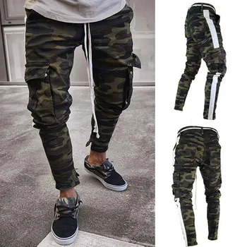 sweatpants men2019 Men's Skinny Stretch Camouflage Jeans Pleated Pleated Freyed Slim Jeans Pants pantalon militaire homme 8.28
sweatpants men2019 Men's Skinny Stretch Camouflage Jeans Pleated Pleated Freyed Slim Jeans Pants pantalon militaire homme 8.28
