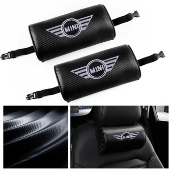 2Pcs Car styling Carbon Fiber Seat Adjustable PU Leather Headrest For BMW MINI Cooper One S R50 R53 R56 R60 F55 F56 R58 R59 F57 
2Pcs Car styling Carbon Fiber Seat Adjustable PU Leather Headrest For BMW MINI Cooper One S R50 R53 R56 R60 F55 F56 R58 R59 F57