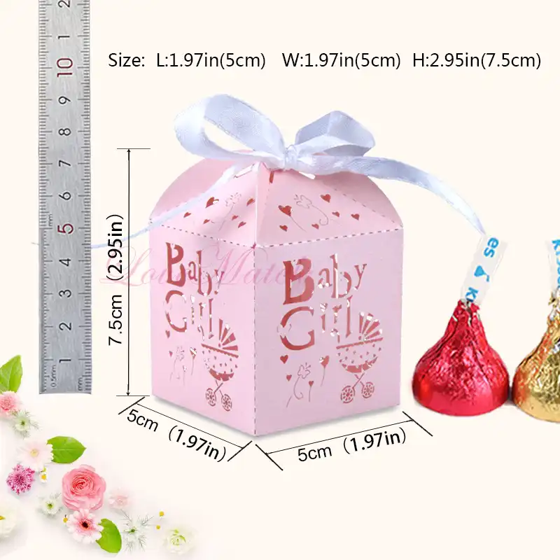 candy box baby shower paperboard box girl birthday party gift