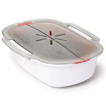 Microwave Cooker Food Container Double-layer microwave oven drainable steamer PP material drainable steamer
Microwave Cooker Food Container Double-layer microwave oven drainable steamer PP material drainable steamer