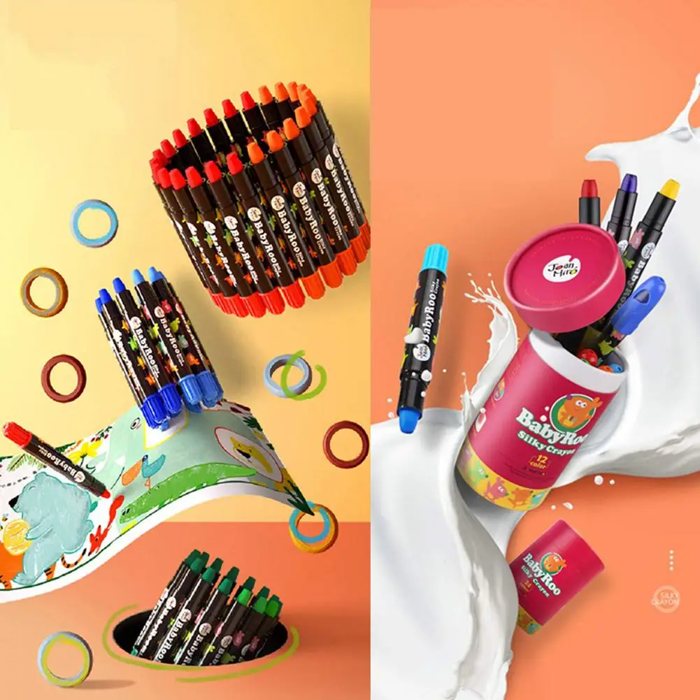 Baby non-toxic washable crayons 3 in 1 effect (crayon color watercolor pen) glue crayons bucket crayons art tool
Baby non-toxic washable crayons 3 in 1 effect (crayon color watercolor pen) glue crayons bucket crayons art tool