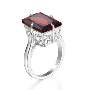 100% Real 925 Sterling Silver Ring Woman Fine Jewelry Creative Design Garnet Gemstone Cutout Classic Pattern Ring for Silver 925
100% Real 925 Sterling Silver Ring Woman Fine Jewelry Creative Design Garnet Gemstone Cutout Classic Pattern Ring for Silver 925