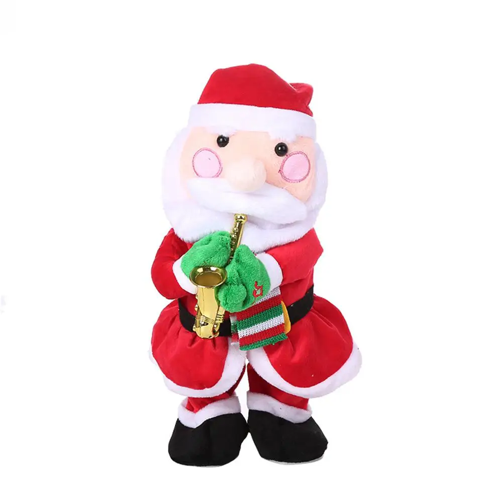 DishyKooker Christmas Electric Toy Saxphone Playing Santa Claus Elk Sonwman Sing and Wiggly Santa Toy
DishyKooker Christmas Electric Toy Saxphone Playing Santa Claus Elk Sonwman Sing and Wiggly Santa Toy