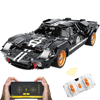 2404Pcs 1:10 2.4G 4CH Dual Remote Control MOC Sports Car Small Particle DIY Building Block Stem Toy
2404Pcs 1:10 2.4G 4CH Dual Remote Control MOC Sports Car Small Particle DIY Building Block Stem Toy