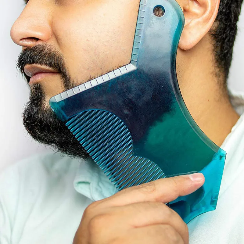 New Innovative Design Beard Shaping Tool Trimming Shaper Template Guide for Shaving or Stencil With Full-Size Comb for Line Up
New Innovative Design Beard Shaping Tool Trimming Shaper Template Guide for Shaving or Stencil With Full-Size Comb for Line Up