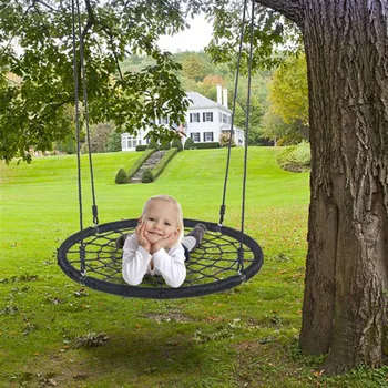 Easy to assemble Comfortable and safe for kids 40" Spider Web Swing Nylon Rope Swivel Tree Net Assembled Black
Easy to assemble Comfortable and safe for kids 40" Spider Web Swing Nylon Rope Swivel Tree Net Assembled Black