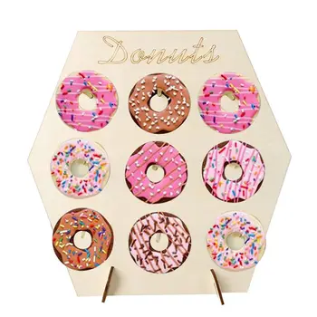 New Wooden Donut Wall Wedding Decoration Table Decor DIY Donut Display Stand Wall Baby Shower Birthday Party Supplies
New Wooden Donut Wall Wedding Decoration Table Decor DIY Donut Display Stand Wall Baby Shower Birthday Party Supplies