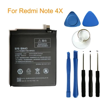2pcs/lot OHD Original High Quality 4000mAh BN43 Battery For Xiaomi Redmi Note 4X / Note 4 global Snapdragon 625 
2pcs/lot OHD Original High Quality 4000mAh BN43 Battery For Xiaomi Redmi Note 4X / Note 4 global Snapdragon 625