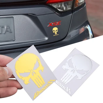 New 3D Metal Emblem Badge Decal Sticker Waterproof The Punisher Skull Sticker Car Styling Motorcycle phone Decoration Decal
New 3D Metal Emblem Badge Decal Sticker Waterproof The Punisher Skull Sticker Car Styling Motorcycle phone Decoration Decal