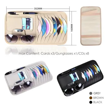 Multi-function Car Ticket Clip CD Clip Danny Leather Sunshade Block Glasses Clip Interior Accessories Car Visor Card Storage Bag
Multi-function Car Ticket Clip CD Clip Danny Leather Sunshade Block Glasses Clip Interior Accessories Car Visor Card Storage Bag