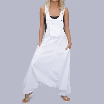HOT Fashion Women Girls Loose Solid Jumpsuit Strap Dungaree Harem Trousers Ladies Overall Pants Casual Playsuits Plus Size M-5XL
HOT Fashion Women Girls Loose Solid Jumpsuit Strap Dungaree Harem Trousers Ladies Overall Pants Casual Playsuits Plus Size M-5XL