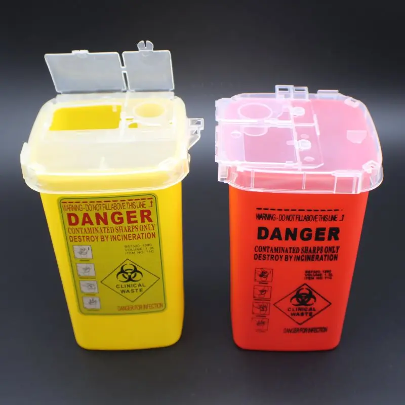Tattoo Medical Plastic Sharps Container Biohazard Needle Disposal 1L Size Waste Box For Tattoo Artists
Tattoo Medical Plastic Sharps Container Biohazard Needle Disposal 1L Size Waste Box For Tattoo Artists
