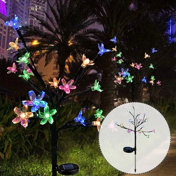 Colorful Fairy Flower Tree Outdoor Decoration LED Solar Lights Christmas Halloween Decorative Stake Garden Decorate The Pile 
Colorful Fairy Flower Tree Outdoor Decoration LED Solar Lights Christmas Halloween Decorative Stake Garden Decorate The Pile