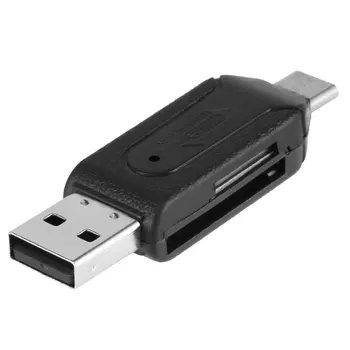 

1pc/5pcs High Speed 480 Mbps OTG USB 2.0 Type-C Memory Card Reader for TF Micro Card