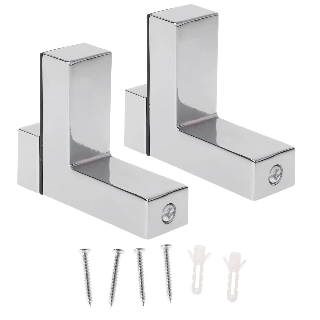 2pcs Solid Metal Adjustable Wood/Glass Shelf Bracket Wall Mount Brushed Nickel Drop Ship Support
2pcs Solid Metal Adjustable Wood/Glass Shelf Bracket Wall Mount Brushed Nickel Drop Ship Support