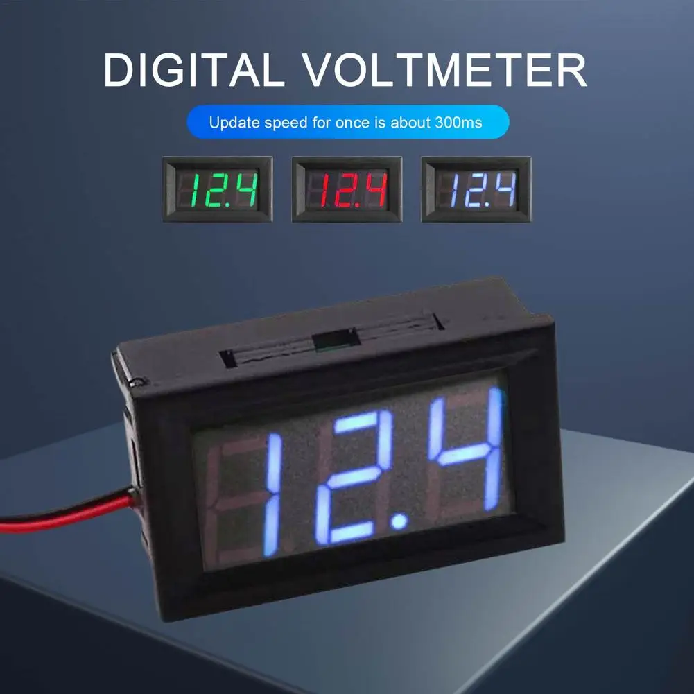 DSN-DVML-568-2 LED Digital Voltmeter DC 4.5V To 30.0V Voltage Panel Meter Accurate Measurement Reverse Connection Protection
DSN-DVML-568-2 LED Digital Voltmeter DC 4.5V To 30.0V Voltage Panel Meter Accurate Measurement Reverse Connection Protection
