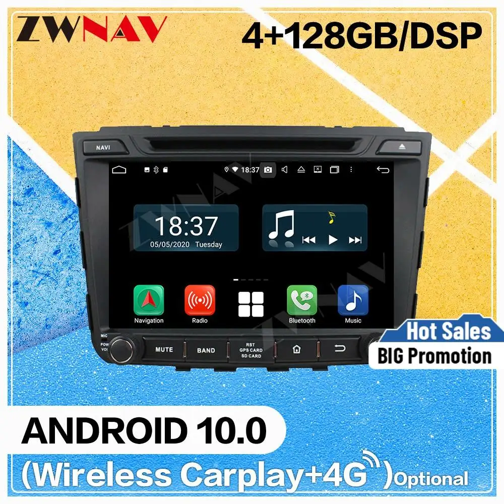 Мультимедийный DVD-плеер Carplay на Android 10, 128 ГБ, для HYUNDAI IX25, 2014, 2015, Wi-Fi, GPS, Navi, автомобильное радио, аудио, стерео, головное устройство
Мультимедийный DVD-плеер Carplay на Android 10, 128 ГБ, для HYUNDAI IX25, 2014, 2015, Wi-Fi, GPS, Navi, автомобильное радио, аудио, стерео, головное устройство