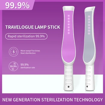 UVC Disinfection Rod Rechargeable foldable USB Portable LED UV Lamp Battery UVC Sterilization Stick 253.7nm Killer Virus Mites 
UVC Disinfection Rod Rechargeable foldable USB Portable LED UV Lamp Battery UVC Sterilization Stick 253.7nm Killer Virus Mites