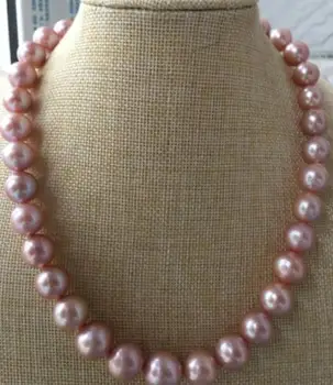 Beautiful 11-12mm natural tahitian PINK pearl necklace
Beautiful 11-12mm natural tahitian PINK pearl necklace