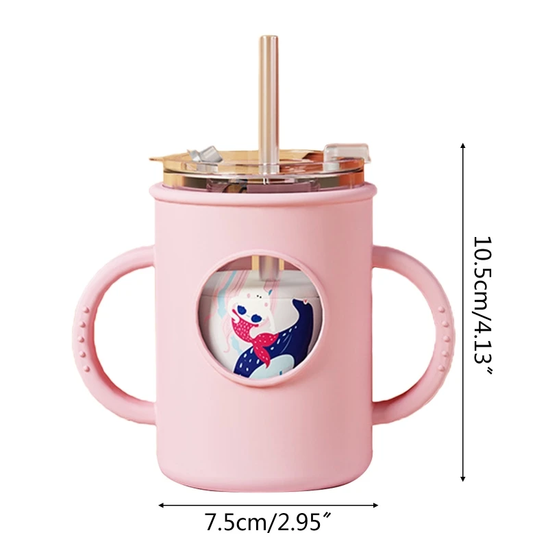 250ml Baby Glass Straw Bottle with Lid Toddler Learning Drinking Milk Drinkware R2JF
250ml Baby Glass Straw Bottle with Lid Toddler Learning Drinking Milk Drinkware R2JF