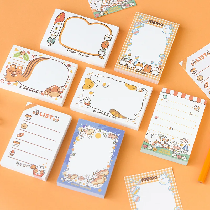 100 Pcs Korean Cute Bread Rabbit Cartoon Can Tear The Note Book Portable Small Book Memo Message This School Supplies
100 Pcs Korean Cute Bread Rabbit Cartoon Can Tear The Note Book Portable Small Book Memo Message This School Supplies