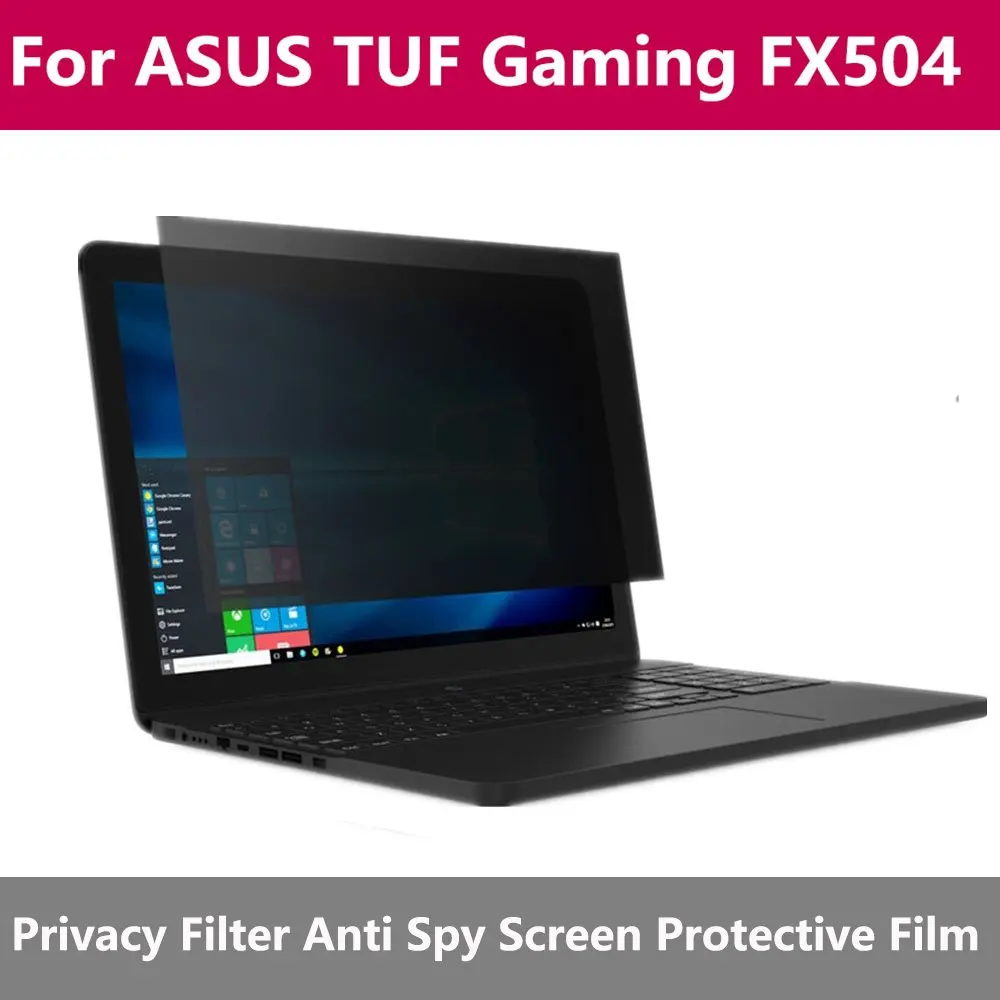 Фото Фильтр конфиденциальности Защитная плёнка для экрана ноутбука пленка ASUS TUF Gaming