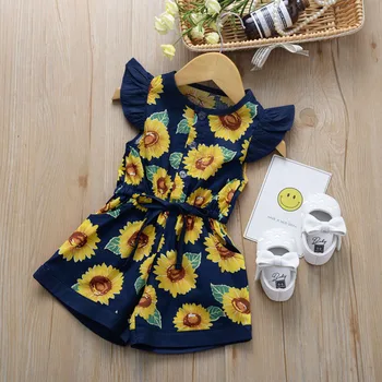 2020 ins cotton ribbon belt Floral romper unisex boy girl sunflower short sleeve jumpsuit outfit infant thin classic Casual 
2020 ins cotton ribbon belt Floral romper unisex boy girl sunflower short sleeve jumpsuit outfit infant thin classic Casual