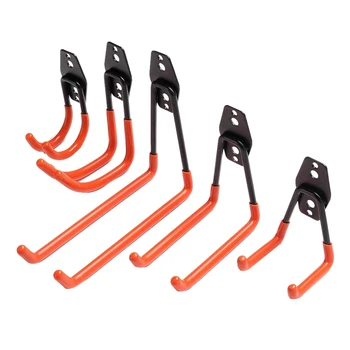 5Pcs Garage Hook 630 Orange Set Garage Hook Wallboard Hook Dip Plastic Storage Iron Hook 
5Pcs Garage Hook 630 Orange Set Garage Hook Wallboard Hook Dip Plastic Storage Iron Hook