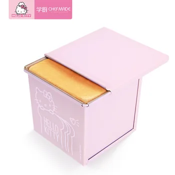 Hello Kitty Kitchen Pink Cube Non-stick Bread Toast Box 250g Household with Lid Cake Bread Toast Baking Mold Tools
Hello Kitty Kitchen Pink Cube Non-stick Bread Toast Box 250g Household with Lid Cake Bread Toast Baking Mold Tools