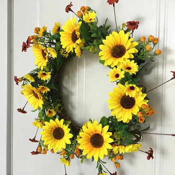 43cm Simulation Sunflower Wreath Party Decoration Hanging Decor Wall Lintel Decor Festive Supplies Photo Prop Daily Gifit
43cm Simulation Sunflower Wreath Party Decoration Hanging Decor Wall Lintel Decor Festive Supplies Photo Prop Daily Gifit