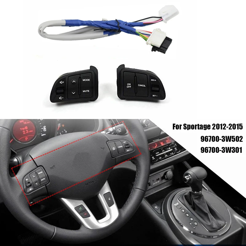 Car Steering Wheel Cruise Cruise Cancel Button 8701A383 for KIA Sportage 2012-2015 Multifunction Steering Wheel Control Buttons
Car Steering Wheel Cruise Cruise Cancel Button 8701A383 for KIA Sportage 2012-2015 Multifunction Steering Wheel Control Buttons
