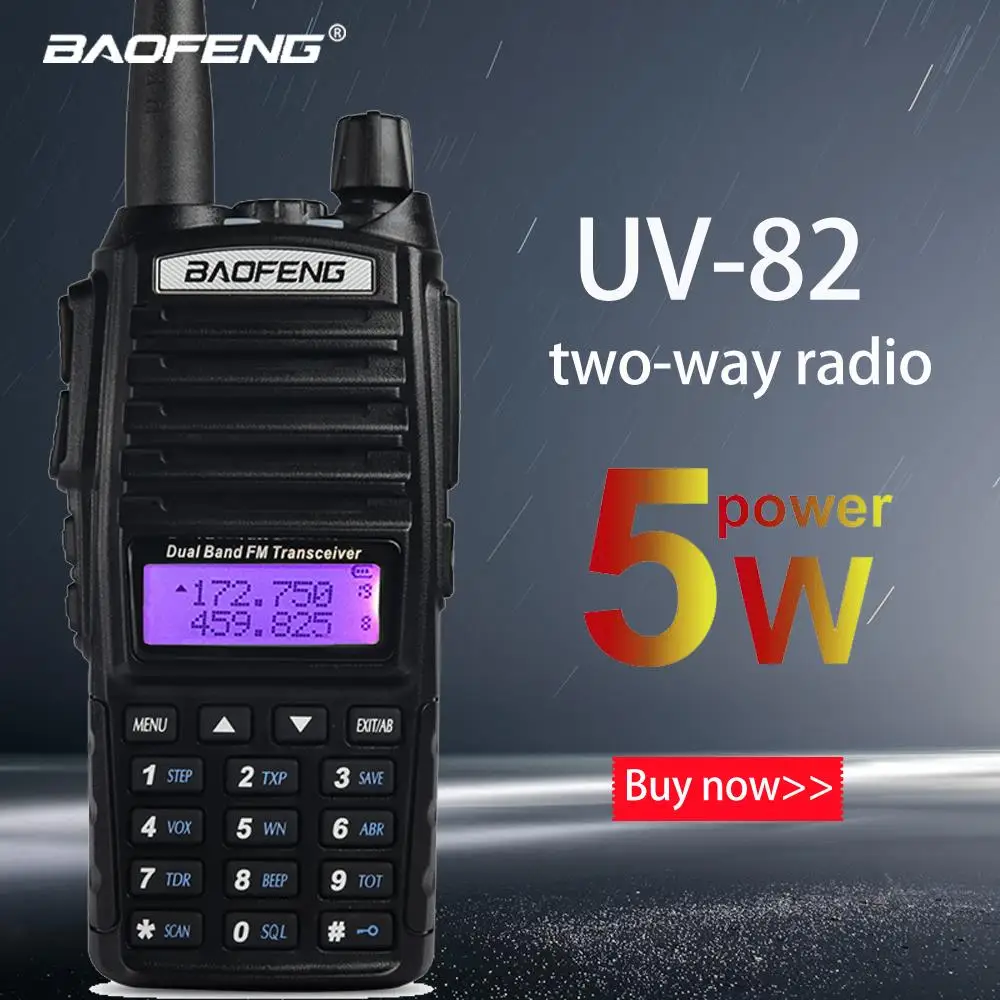 BaoFeng UV-82 Walkie Talkie Dual-Band 136-174/400-520 MHz FM Ham Two Way Radio Vhf Uhf , Hunting Transceiver Walkie Talkie UV82
BaoFeng UV-82 Walkie Talkie Dual-Band 136-174/400-520 MHz FM Ham Two Way Radio Vhf Uhf , Hunting Transceiver Walkie Talkie UV82