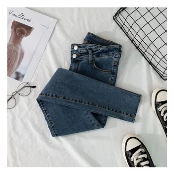 JUJULAND Jeans Women Blue Jeans Vintage High Waist Denim women Denim Pants High Elastic Skinny Pencil Stretch Jeans Femme 8110
JUJULAND Jeans Women Blue Jeans Vintage High Waist Denim women Denim Pants High Elastic Skinny Pencil Stretch Jeans Femme 8110