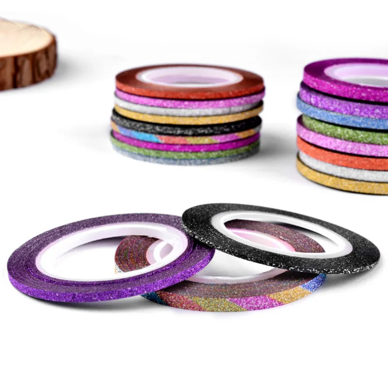 kawaii 1mm 12 Color Glitter Nail Striping Line Tape Sticker Set Art Decorations DIY Tips For Polish Nail Gel Rhinestones Decorat
kawaii 1mm 12 Color Glitter Nail Striping Line Tape Sticker Set Art Decorations DIY Tips For Polish Nail Gel Rhinestones Decorat
