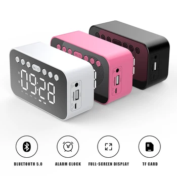 Wireless Bluetooth 5.0 LED Mirror Alarm Clock Multi Function Digital Alarm Clock FM Radio Speaker Music Player Dual Alarm Mode
Wireless Bluetooth 5.0 LED Mirror Alarm Clock Multi Function Digital Alarm Clock FM Radio Speaker Music Player Dual Alarm Mode