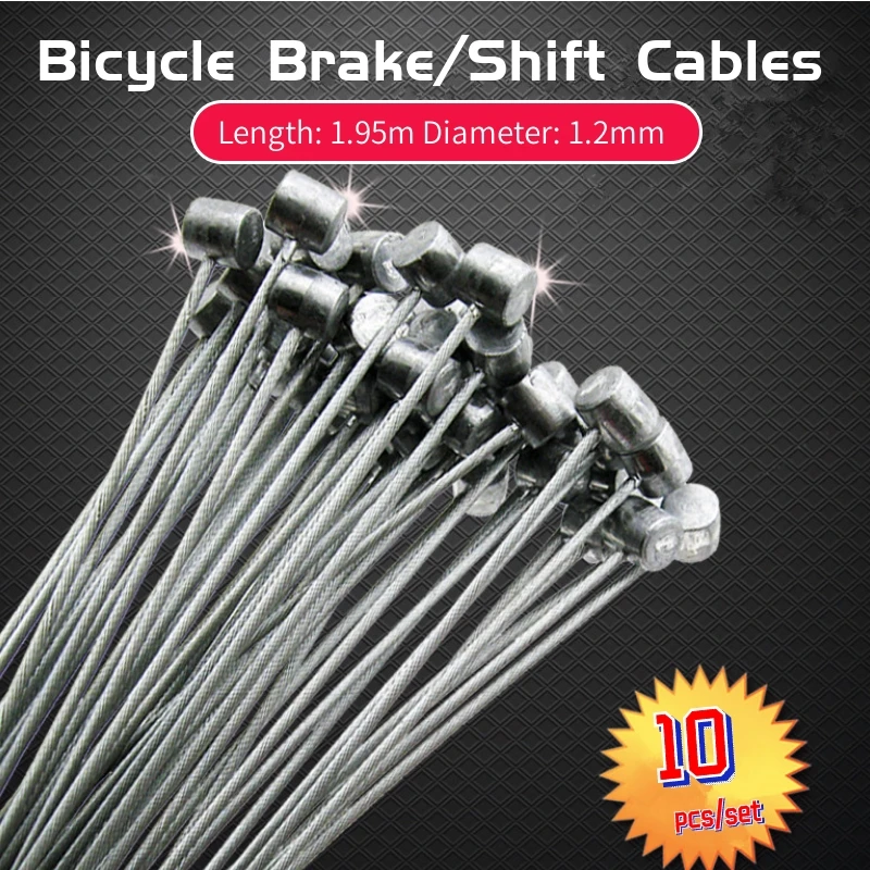 Bike Accessories Brake Line Shift Cables Road MTB Bike Bicycle Fixed Gear Brake Cable Shift Line Wire Steel Cycling Bicycle Part
Bike Accessories Brake Line Shift Cables Road MTB Bike Bicycle Fixed Gear Brake Cable Shift Line Wire Steel Cycling Bicycle Part