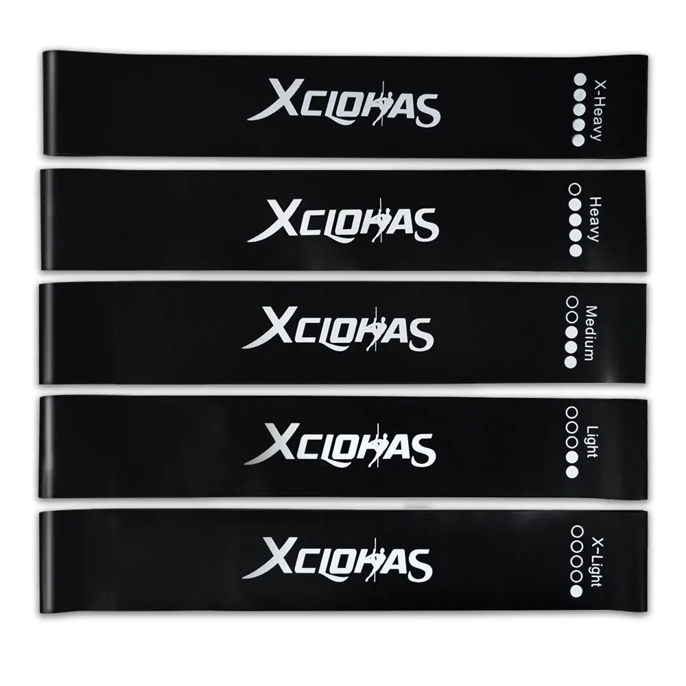 XC LOHAS Fitness Equipment Unisex Resistance Bands Set 5 Level 10-50LBS Gym Training Yoga Pilates Rubber Loops Workout Expander (1).jpg