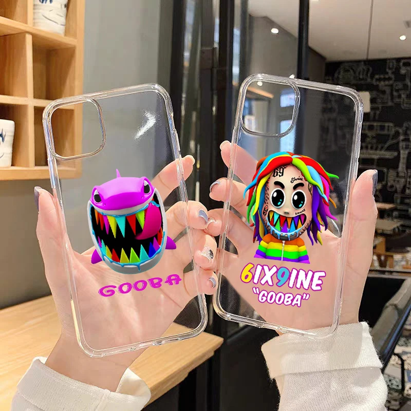 GYKZ Fashion 6IX9INE GOOBA Прозрачный чехол для телефона iPhone 11 Pro XR X XS MAX SE 2020 7 8 6Plus мультяшный