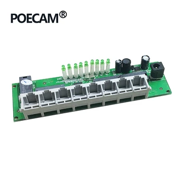 8Port Fast Network Ethernet Switch HUB Module RJ45 90 or 180 degree UTP 2 Type LED Board PCBA Mini Size Length 140MM Width 41MM
8Port Fast Network Ethernet Switch HUB Module RJ45 90 or 180 degree UTP 2 Type LED Board PCBA Mini Size Length 140MM Width 41MM