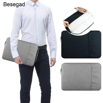 Besegad Portable Storage Notebook Laptop Sleeve Handbag Protective Case Bag Pouch for MacBook Mac Air Pro Lenovo Dell 15 Inch 
Besegad Portable Storage Notebook Laptop Sleeve Handbag Protective Case Bag Pouch for MacBook Mac Air Pro Lenovo Dell 15 Inch
